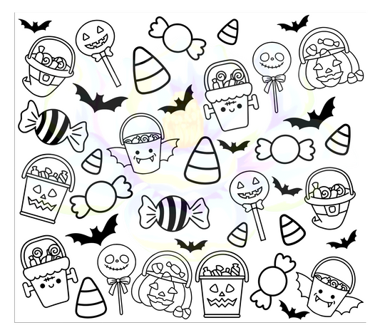 Buckets precut template