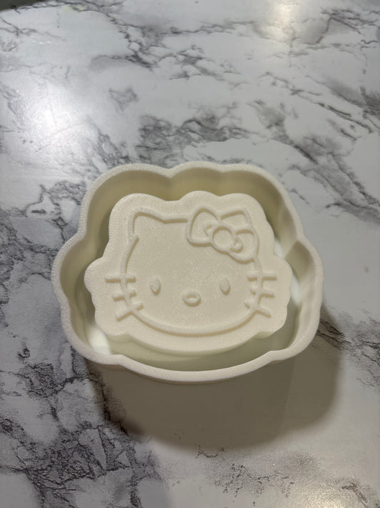 Hello kitten badge reel