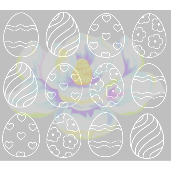 Easter Eggs Precut