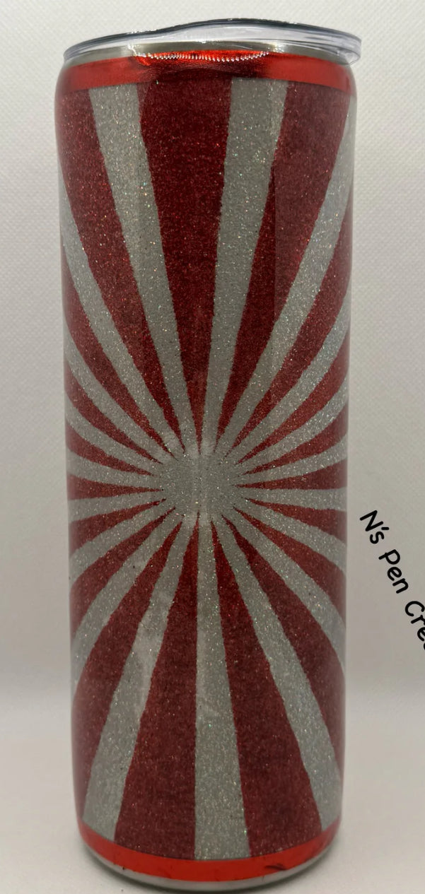 Seamless Straight Starbust template