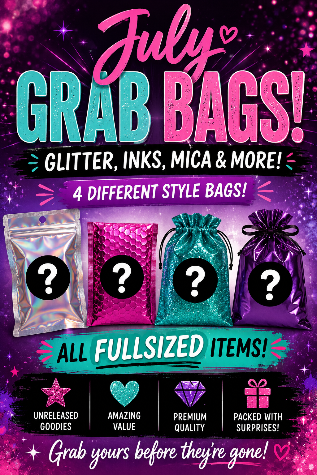 Mystery Grab bags May