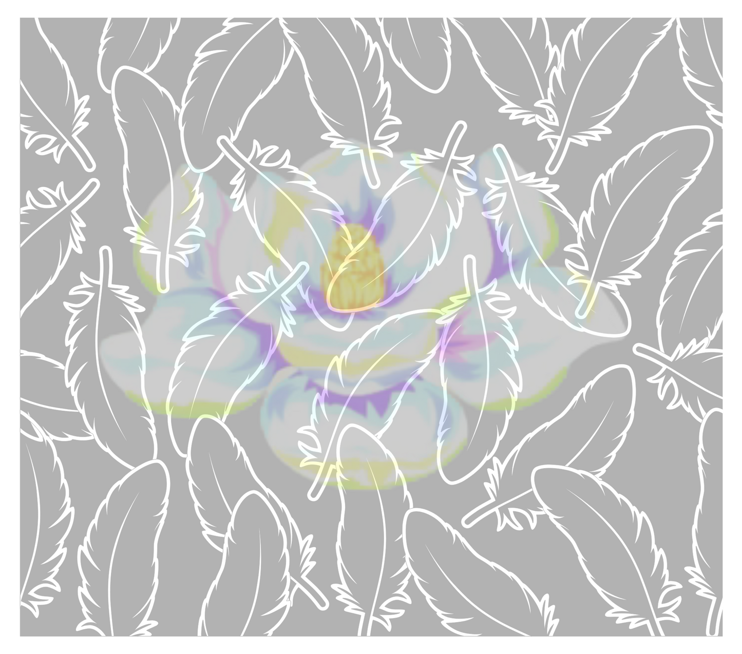 Feather precut template