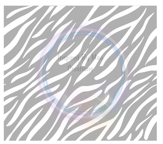 Seamless Zebra Pre Cut Template