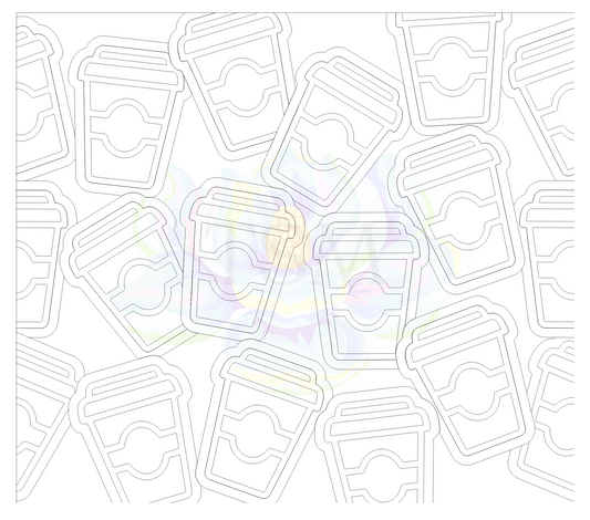 Coffee Lovers Pre Cut Template