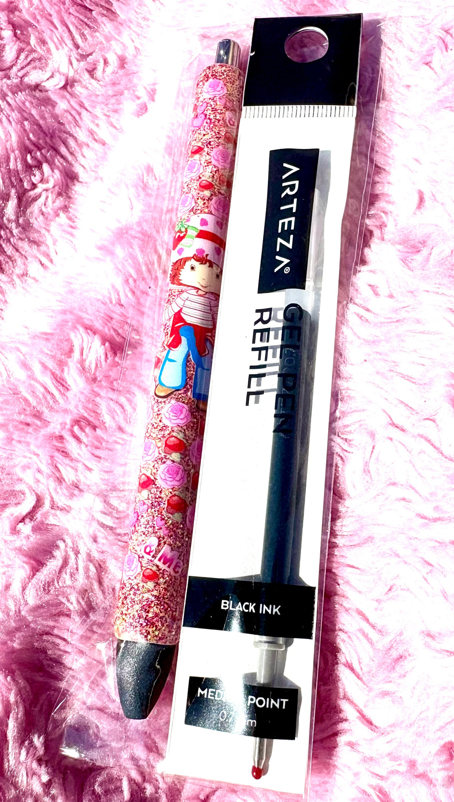 Shortcake glitter pen