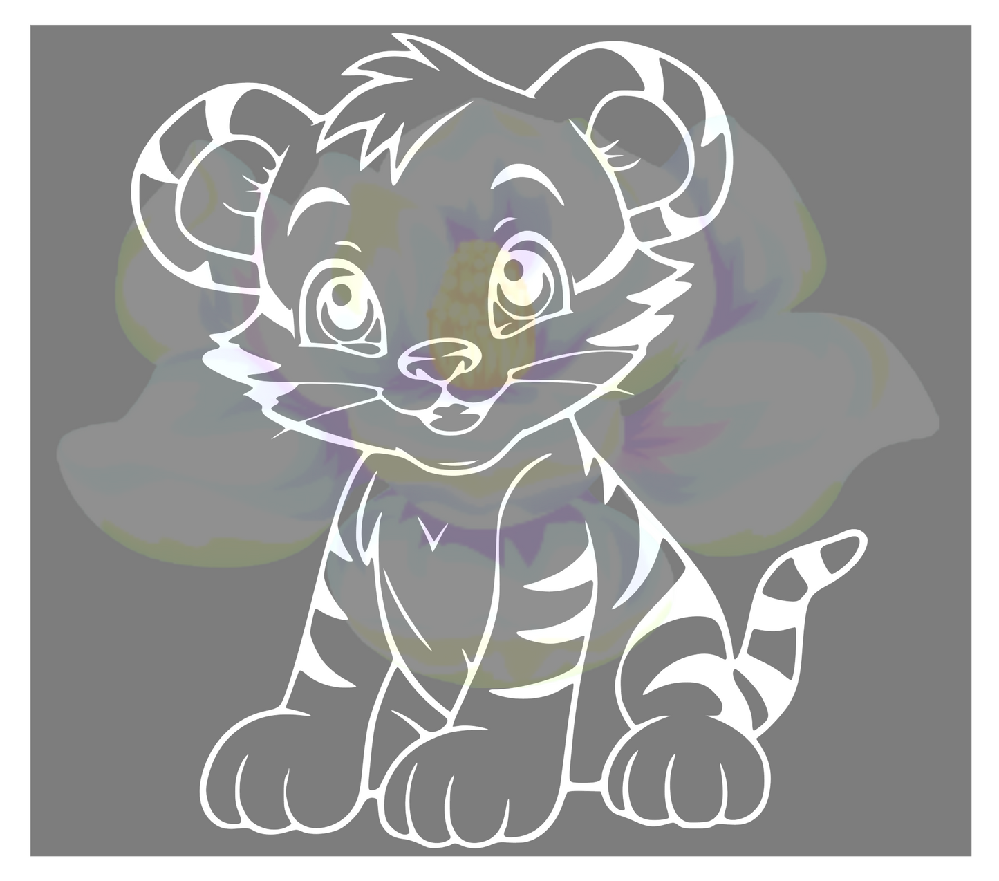 Baby Tiger Template