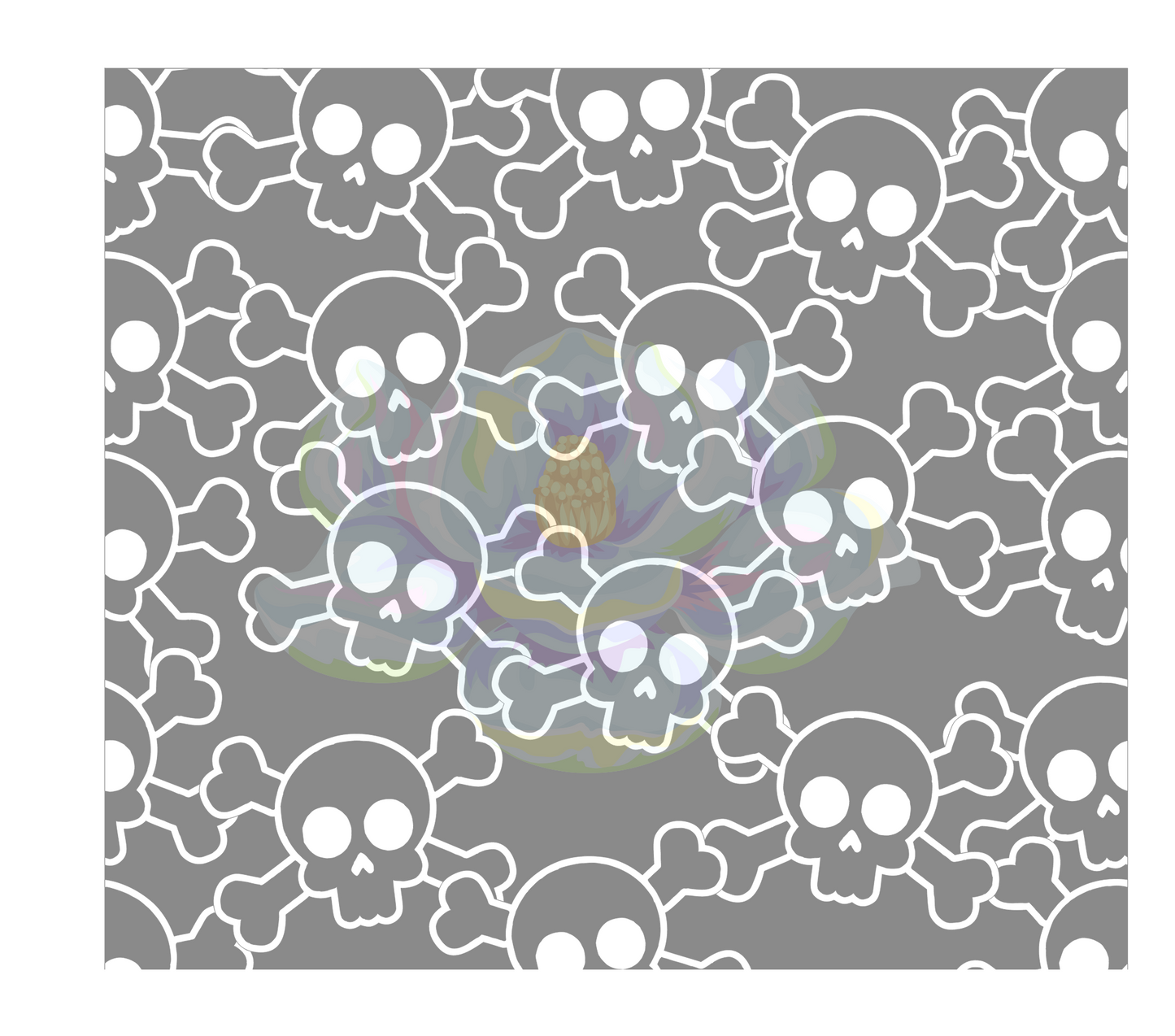 Seamless Crossbones Precut template