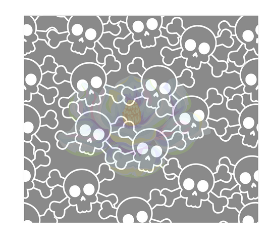 Seamless Crossbones Precut template