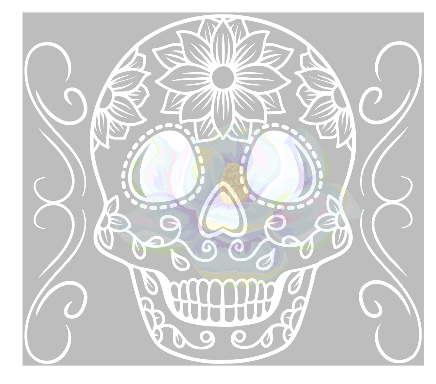 Flower Sugar Skull