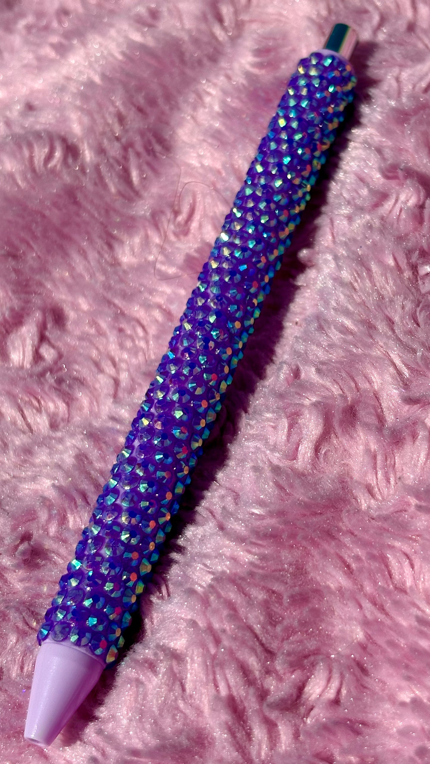 Dark purple Rhinestone pen