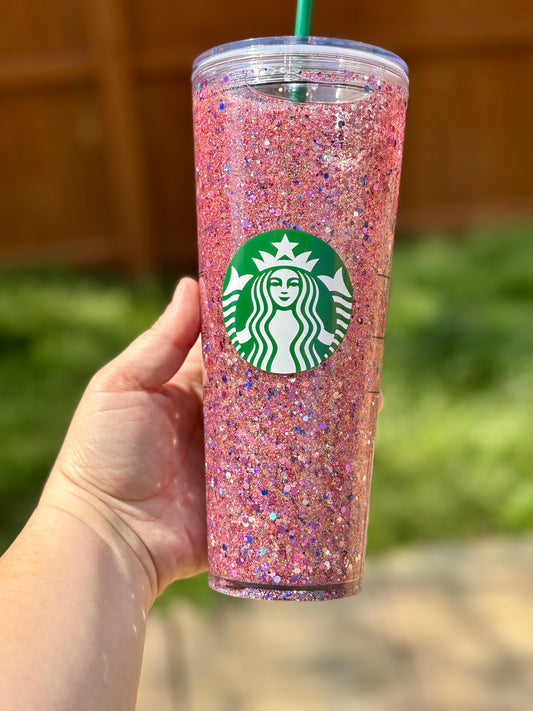 Princess SB suspended Glitter Tumbler