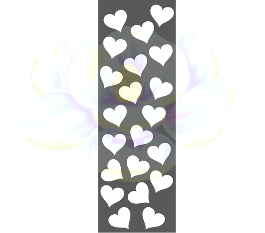 Hearts Pen Precut Template