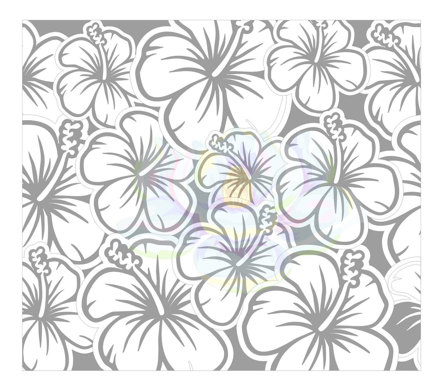 Hibiscus Flower Template