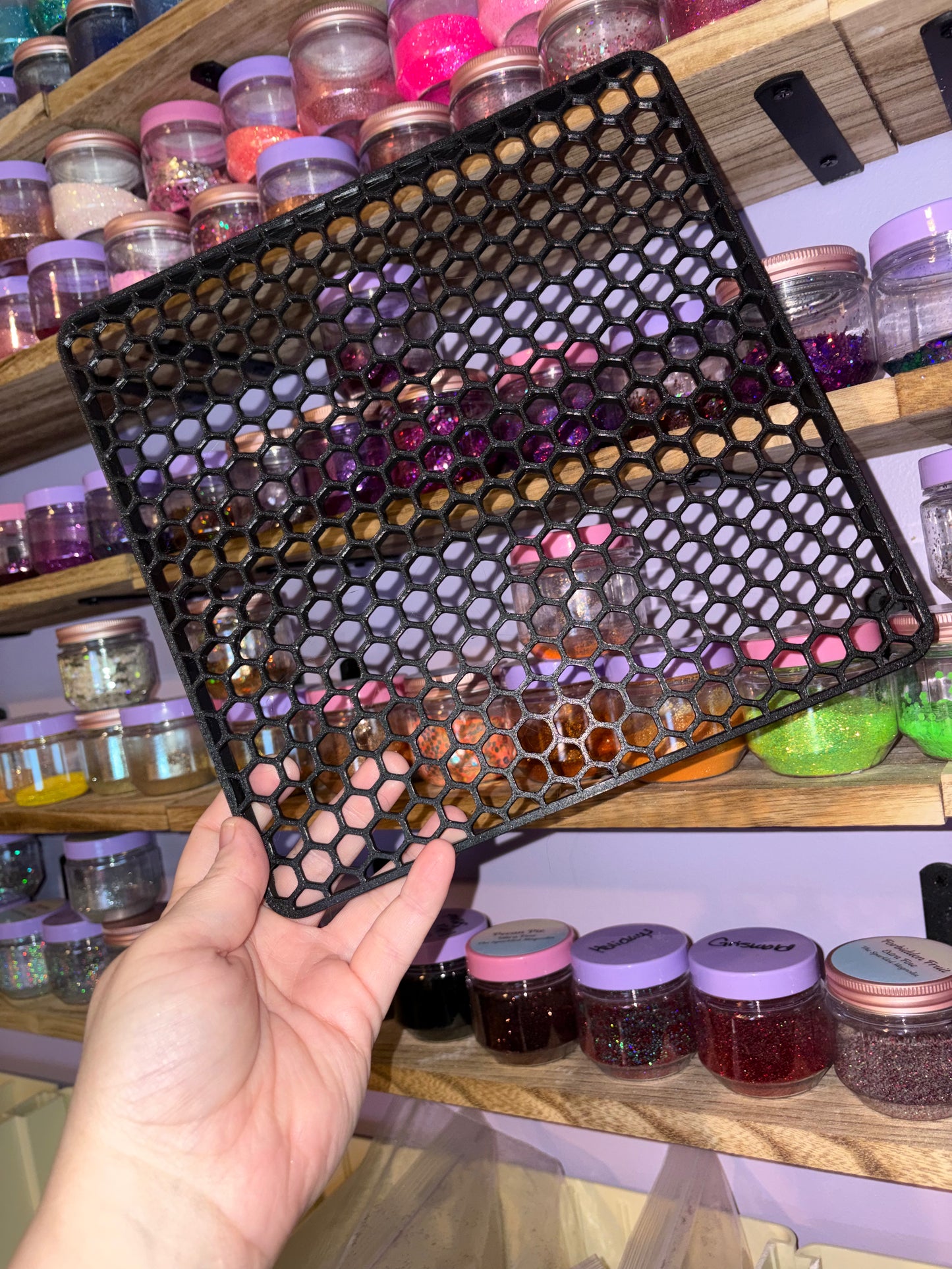 XL Glitter bead tray