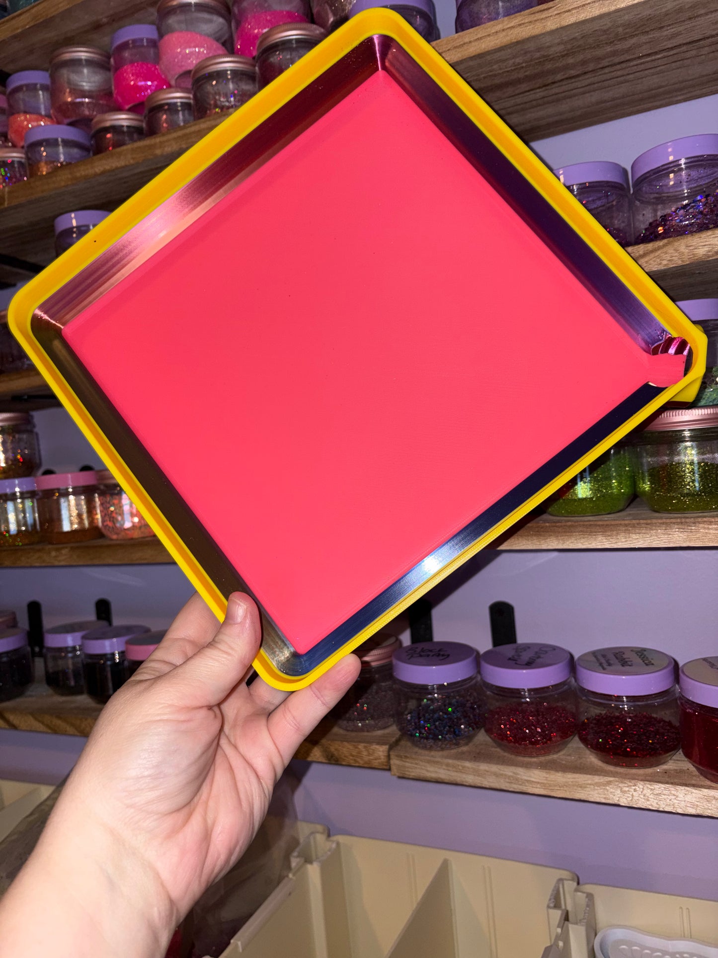 XL Glitter bead tray