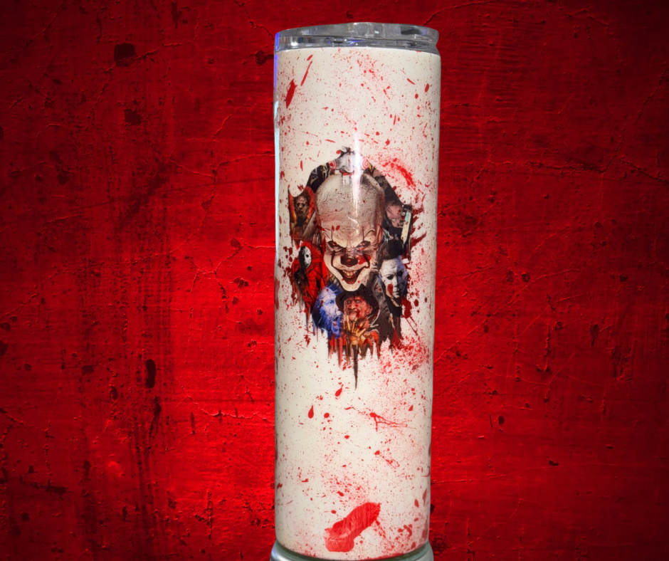 Horror blood tumbler