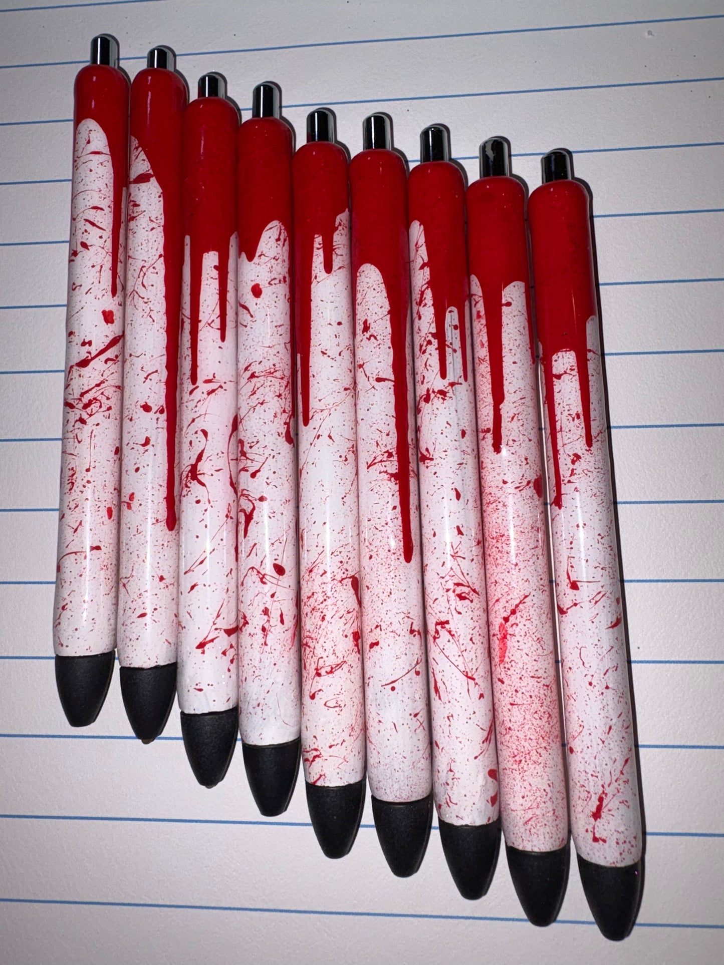 Blood splatter and drip pen