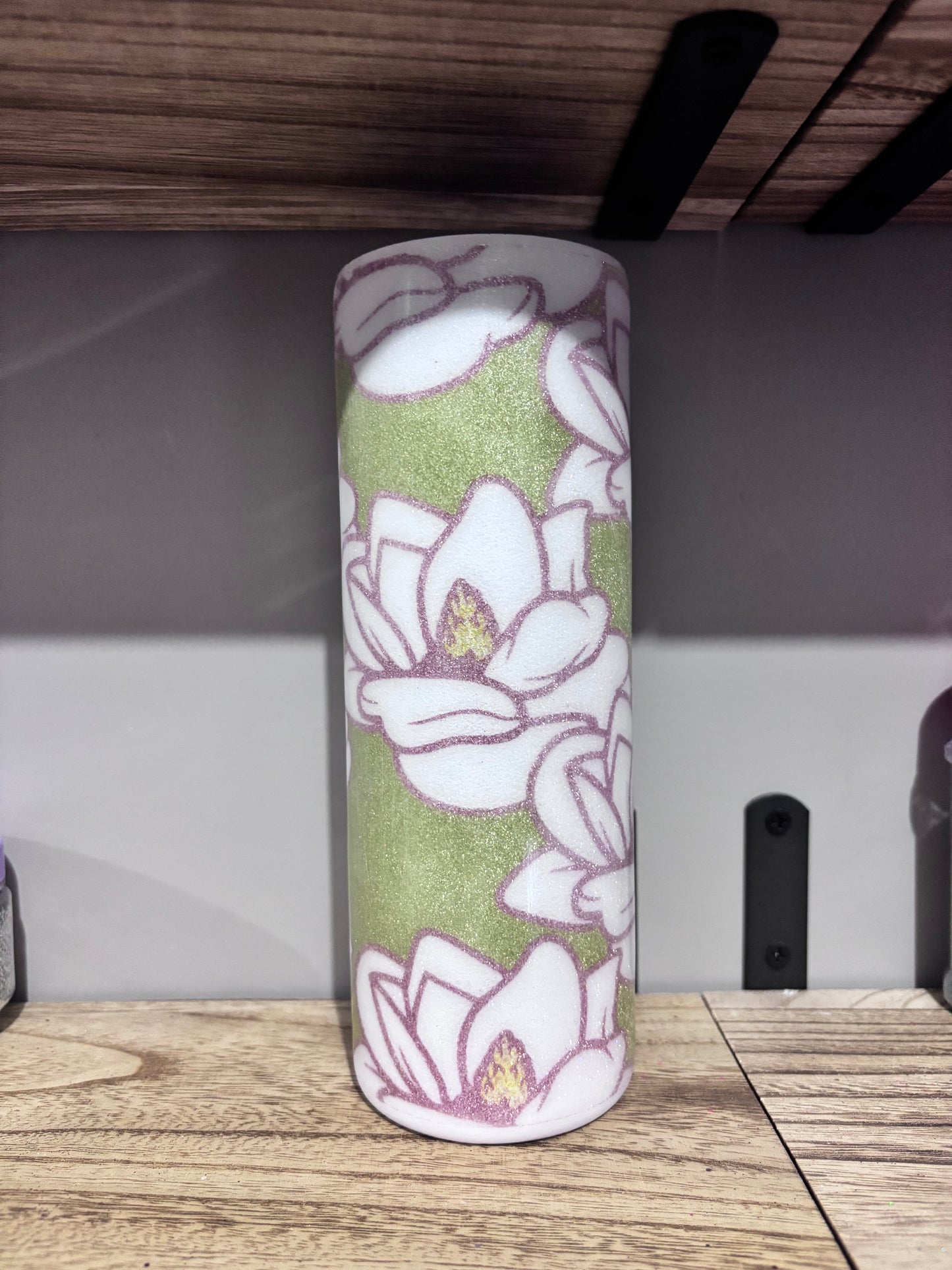 Stainless steel Magnolia Tumbler