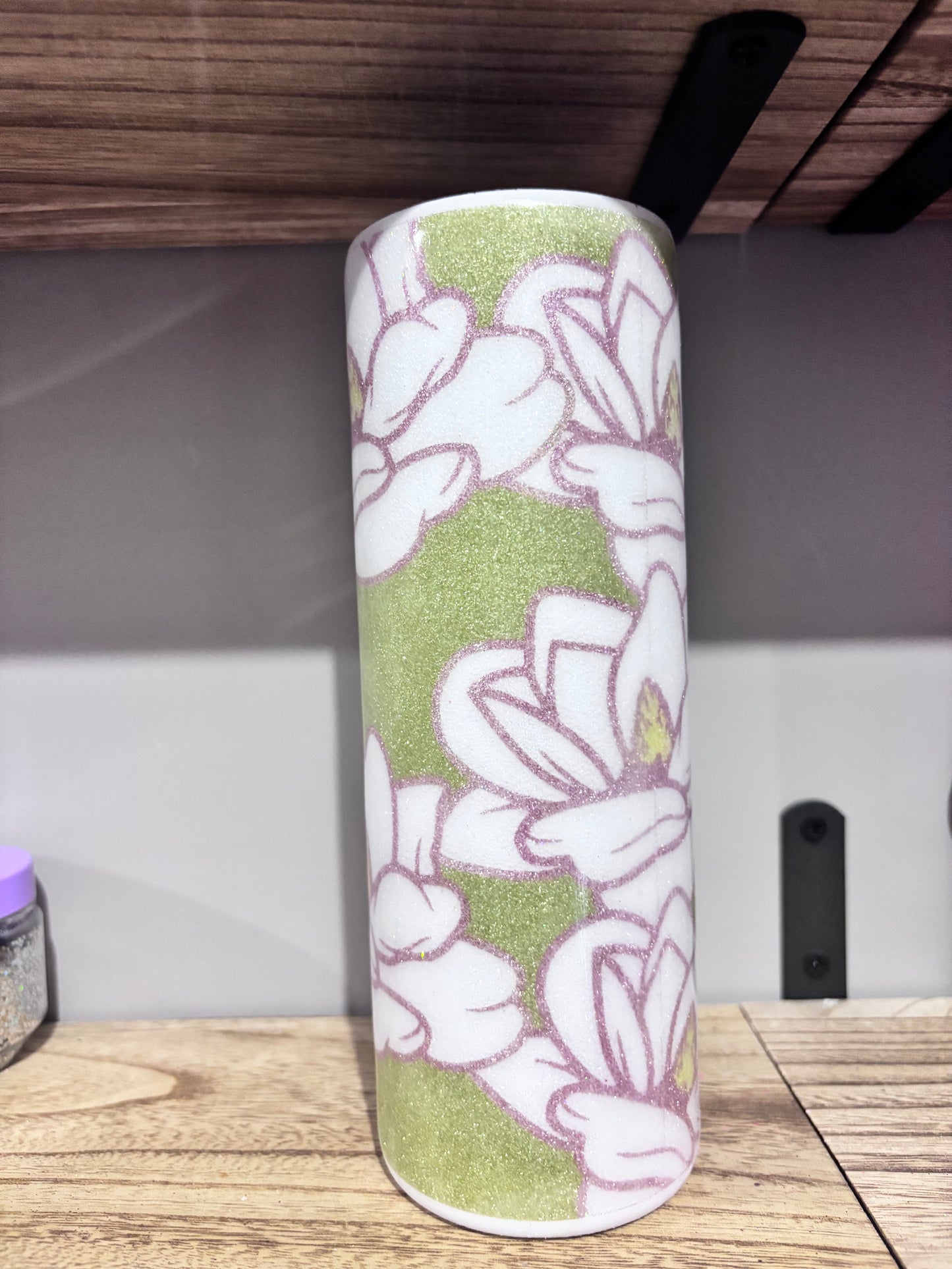 Stainless steel Magnolia Tumbler