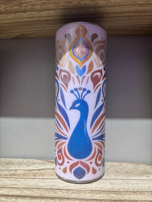 Stainless steel Peacock Tumbler