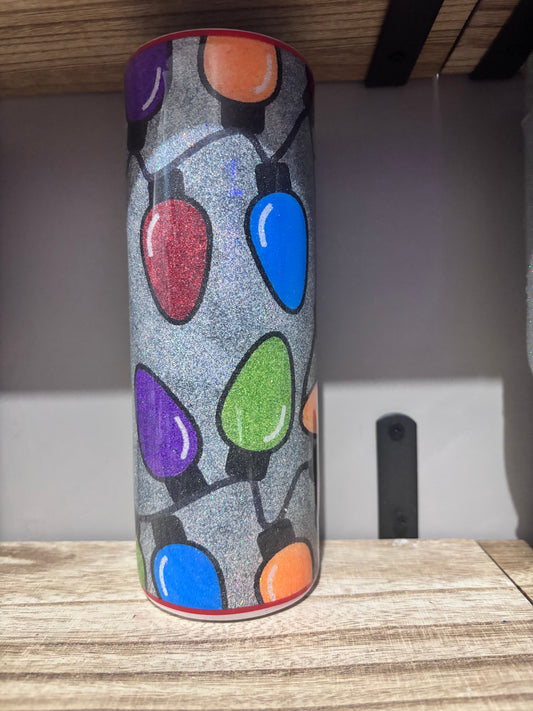 Stainless steel Christmas lights Tumbler