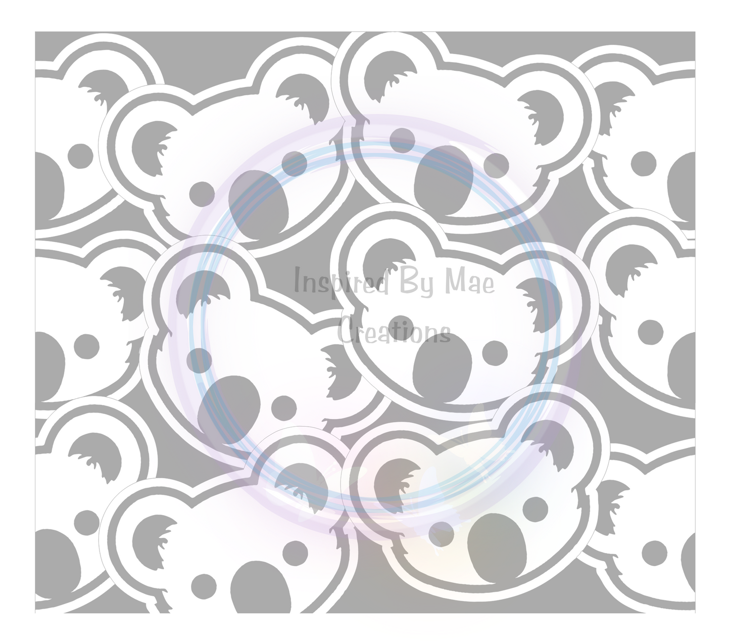 Koala Face Precut Template