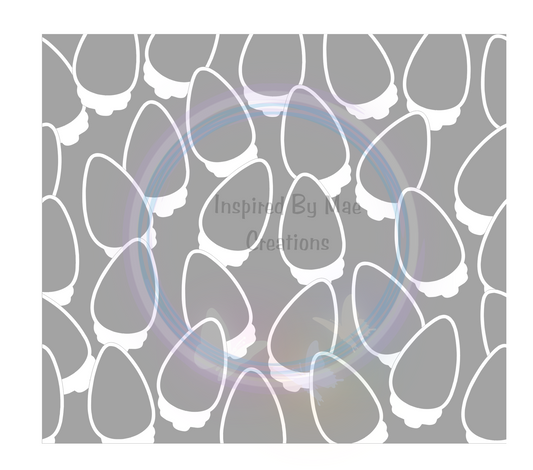 Christmas Lights Precut Template
