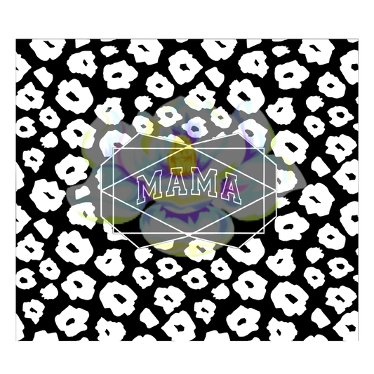 Cheetah mama Precut template