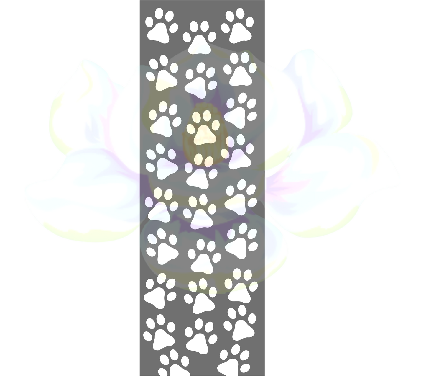 Pawprints Pen Precut Template