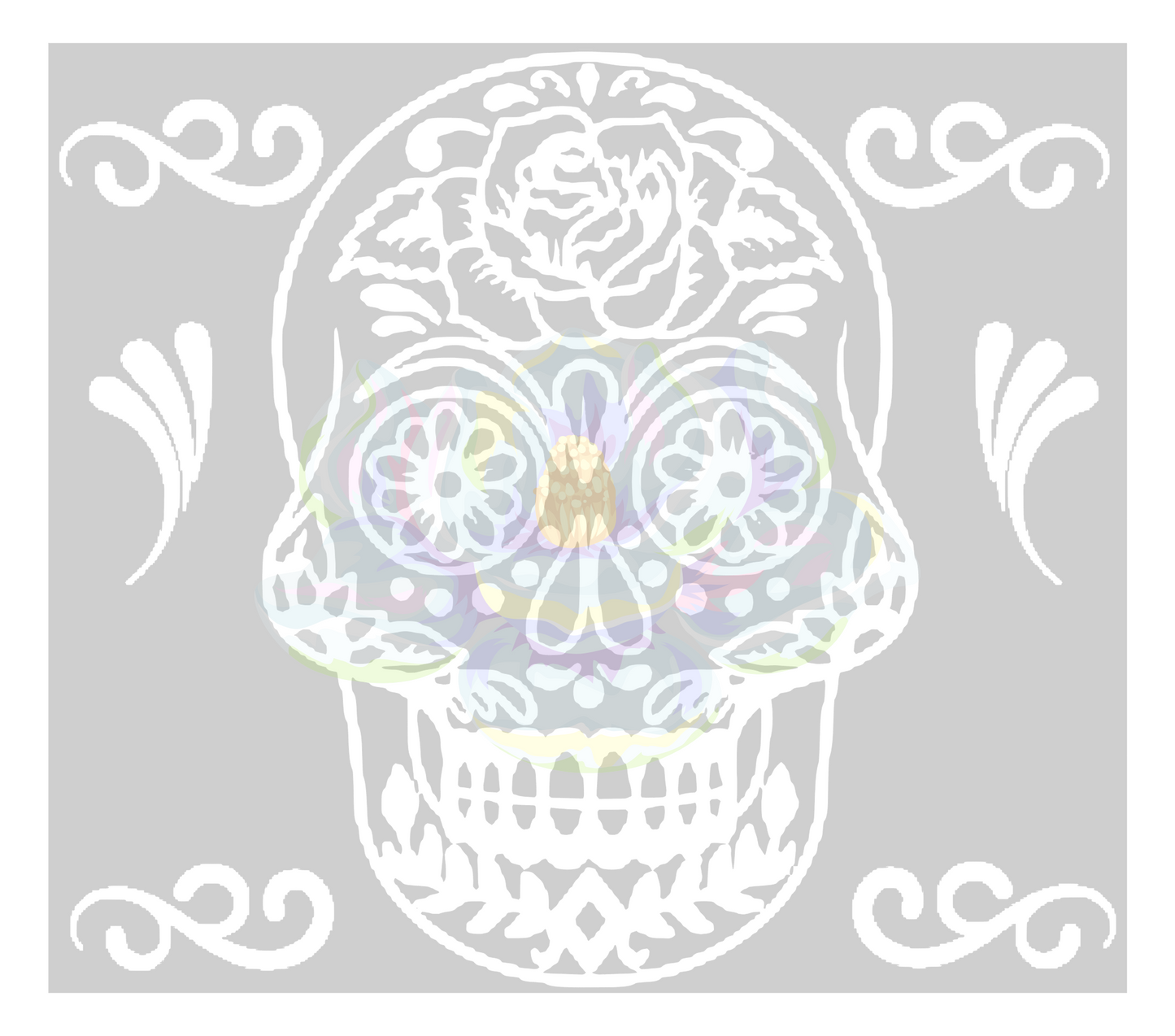 Sugar Skulls Template