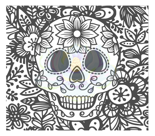 Sugarskulls with flowers