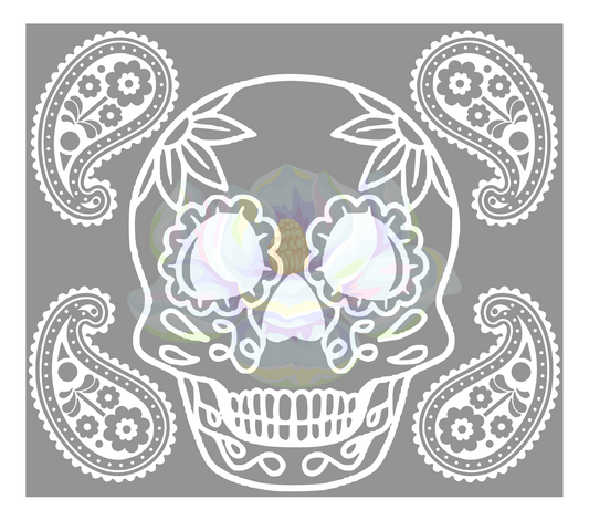Sugar Skull Paisley