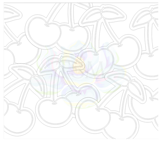 Cherries Precut Template