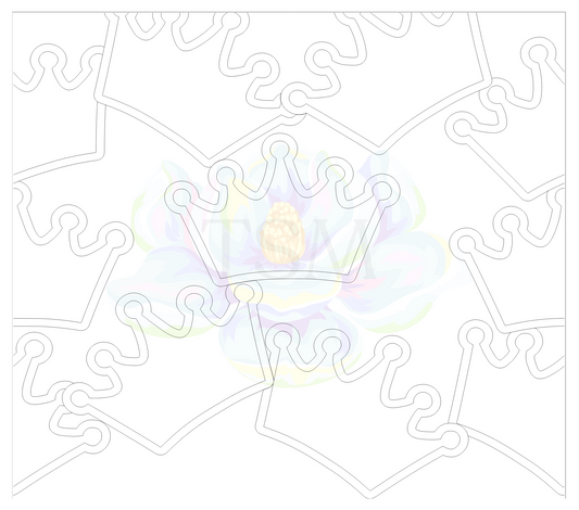 Princess Crown Precut Template