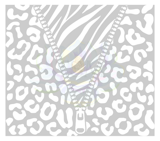 Zebra to cheetah zipper